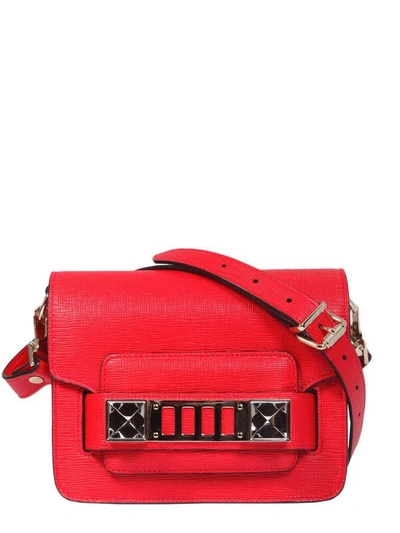 Shop Proenza Schouler Ps11 Mini Crossbody Bag In Rosso