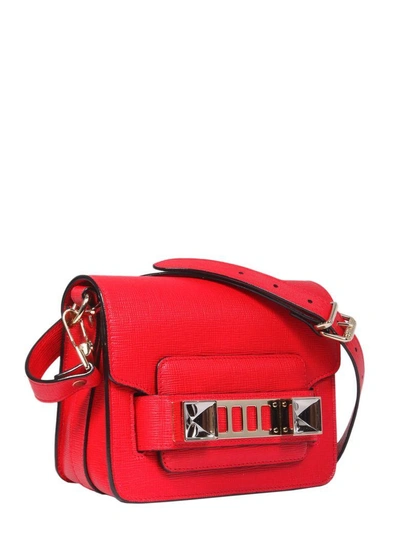 Shop Proenza Schouler Ps11 Mini Crossbody Bag In Rosso