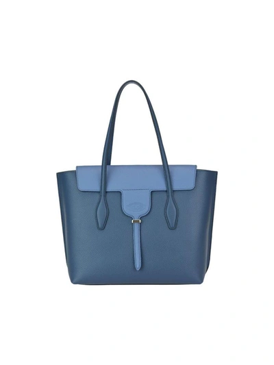 Shop Tod's Medium Joy Bag In Blue