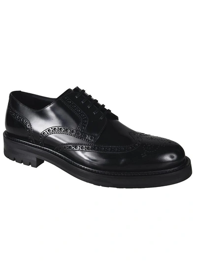 Shop Dolce & Gabbana Chunky Sole Derby Shoes In Nero