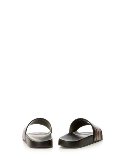 Shop Paul Smith Black Ruben Slides In Nero