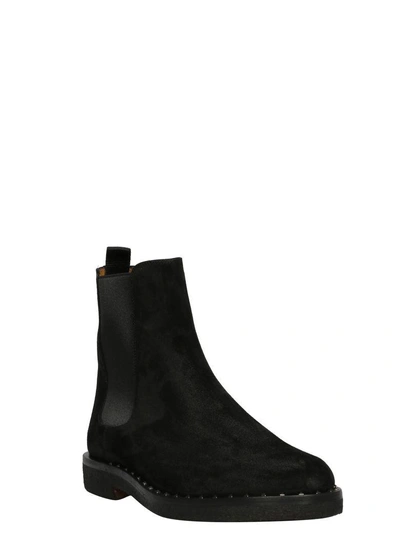 Shop Valentino Rockstud Ankle Boots In 0no
