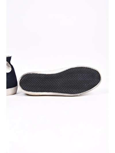 Shop Golden Goose Sneakers Francy In Navy Suede