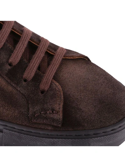 Shop Doucal's Suede Sneakers In Brown