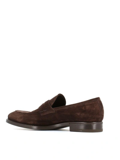 Shop Henderson Classic Penny Loafers 51405b In Brown