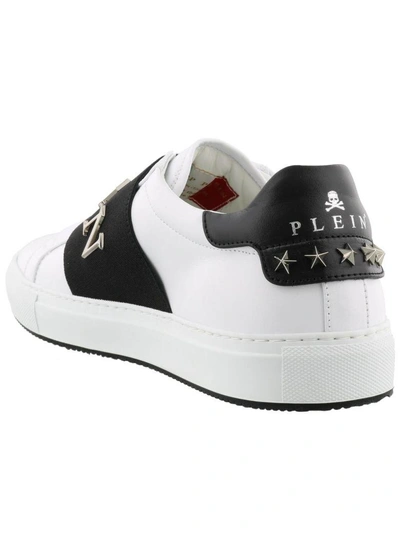 Shop Philipp Plein Johnson 12 Sneakers In White-black
