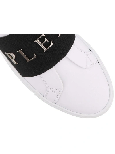 Shop Philipp Plein Johnson 12 Sneakers In White-black