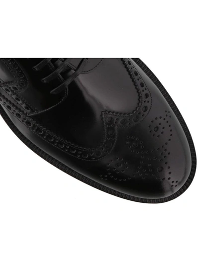 Shop Dolce & Gabbana Derby Laced Up Shoes In Black