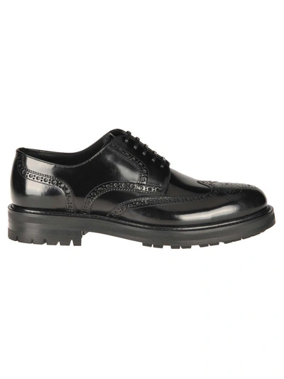 Shop Dolce & Gabbana New Altavilla Laced Shoes In Black