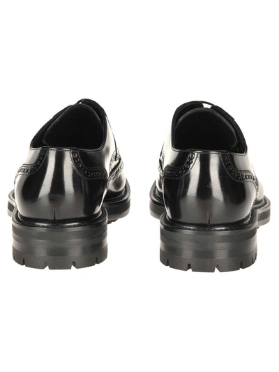 Shop Dolce & Gabbana New Altavilla Laced Shoes In Black