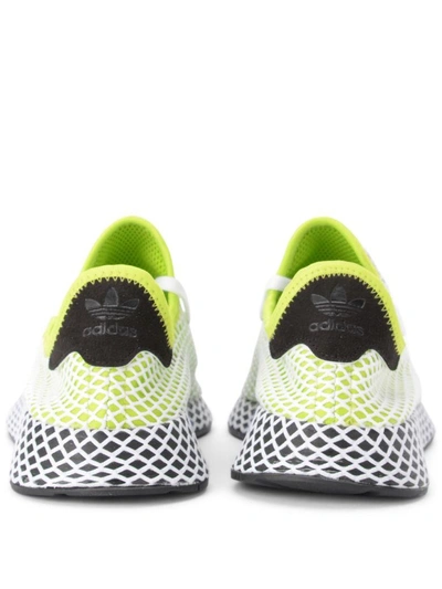Adidas Originals Deerupt Green And White Mesh Sneaker In Verde | ModeSens