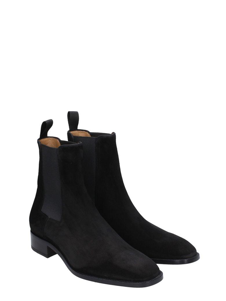 christian louboutin samson suede chelsea boots