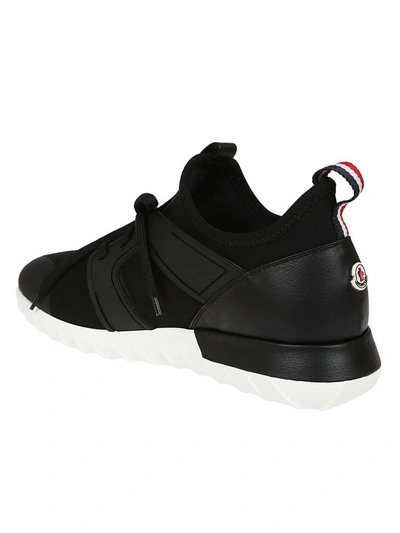 Shop Moncler Emilien Low Top Sneakers In Black