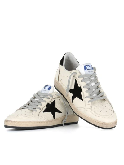 Shop Golden Goose Sneakers "ball Star" In Cream