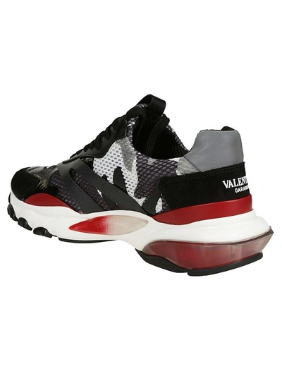 Shop Valentino Camouflage Bounce Sneakers In 857