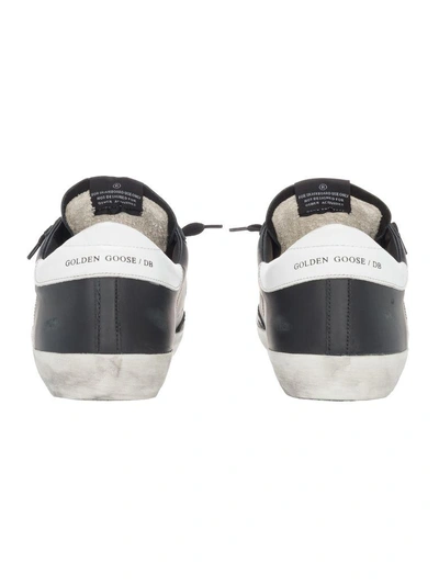 Shop Golden Goose Superstar In Black/white Star