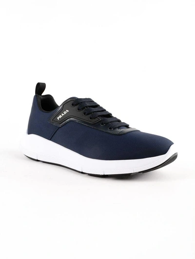 Shop Prada Fly Sneakers In 73a Oltremare