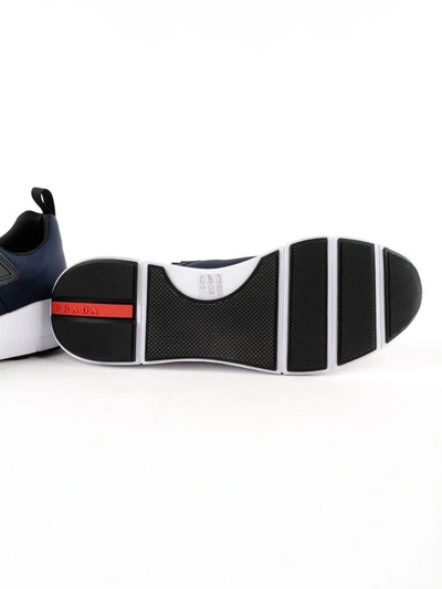 Shop Prada Fly Sneakers In 73a Oltremare