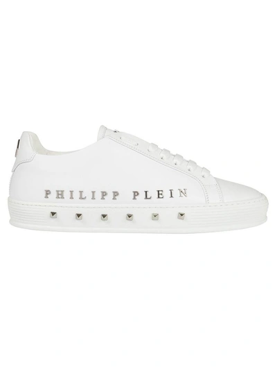 Shop Philipp Plein The First Time In My Life Sneakers In White