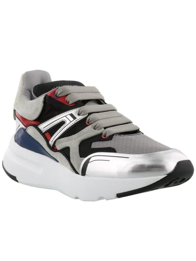 Shop Alexander Mcqueen Runner Patchwork Sneakers In Multicolor