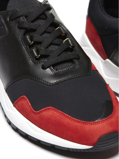 Shop Buscemi Sneakers In Nero Rosso