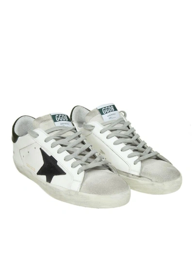 Shop Golden Goose "superstar" Sneakers In White Leather