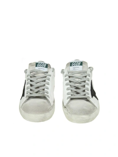 Shop Golden Goose "superstar" Sneakers In White Leather