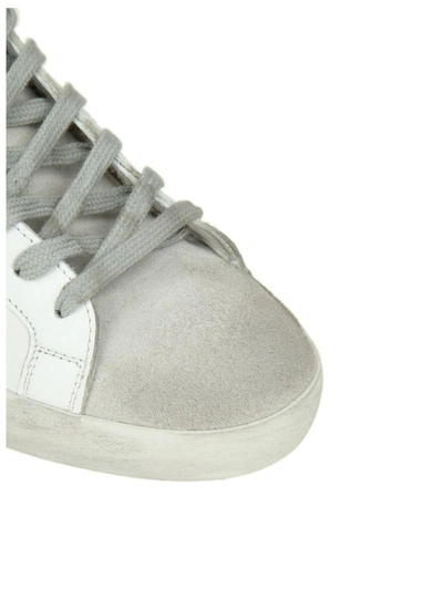 Shop Golden Goose "superstar" Sneakers In White Leather