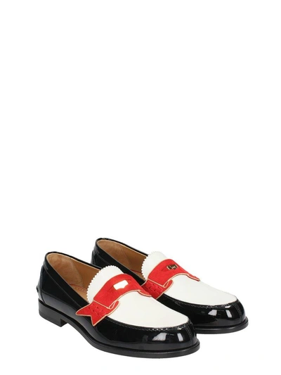 Shop Christian Louboutin Monono Flat Loafers In Black