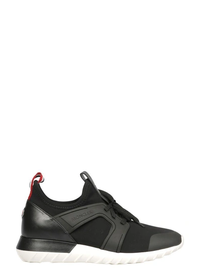 Shop Moncler A Porter Emilien Sneakers In 999