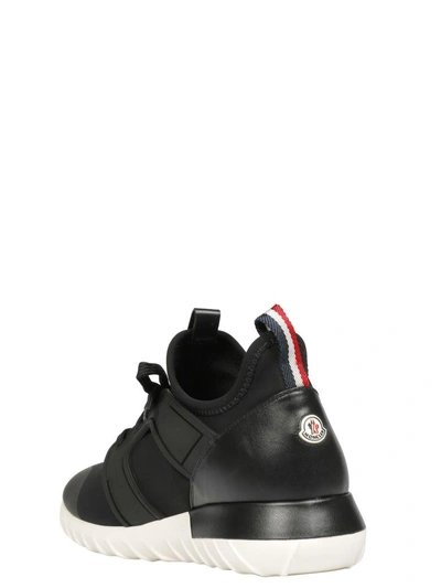 Shop Moncler A Porter Emilien Sneakers In 999