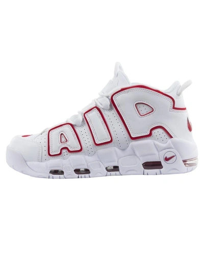 Shop Nike Air More Uptempo '96 In Bianco/rosso