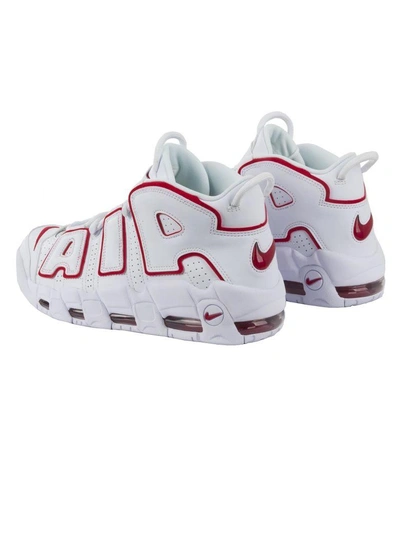 Shop Nike Air More Uptempo '96 In Bianco/rosso