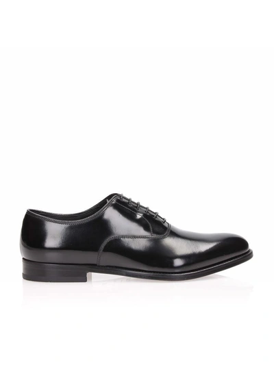 Shop Doucal's Oxford Lace-up Shoes In Black