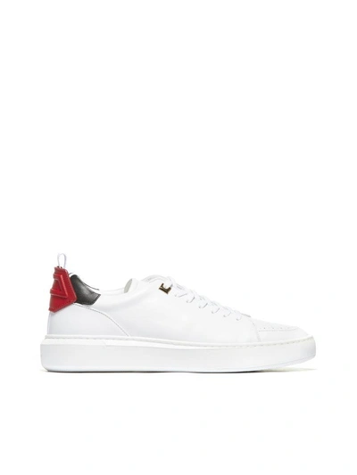 Shop Buscemi Uno Sports Sneakers In Bianco Rosso