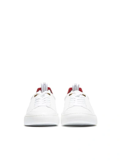 Shop Buscemi Uno Sports Sneakers In Bianco Rosso
