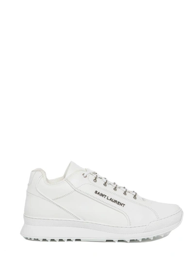 Shop Saint Laurent Jump Shoes In White