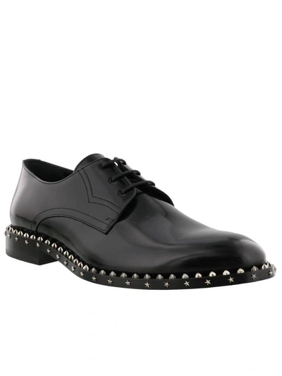 Shop Jimmy Choo Axerl Lace Up Shoes In Black