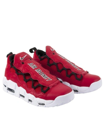 Shop Nike Air More Money In Rosso/bianco