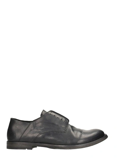 Shop Damir Doma X Officine Creative Black Leather Lace Up