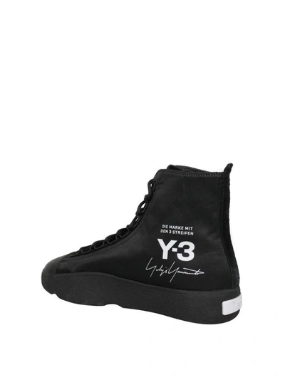 Shop Y-3 Bashyo High-top Sneakers In Nero