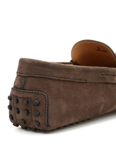 Shop Tod's Loafers In Brown