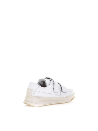 Shop Acne Studios White Perey Velcro Sneakers