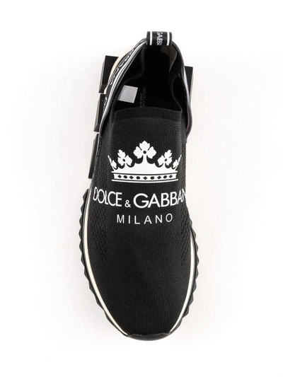 Shop Dolce & Gabbana Sorrento Sneakers In Hnrmilano Fdo. Nero
