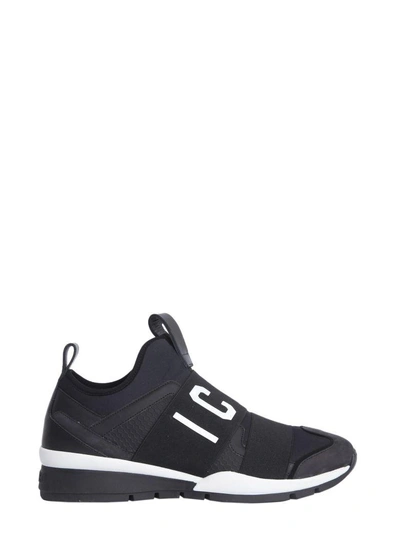 Shop Dsquared2 Icon Runner Sneakers In Nero