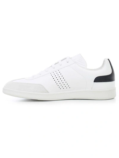 Shop Dior Perforated Sneakers In White Black