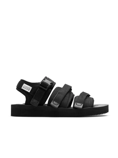 Shop Suicoke Gga-vnu Sandals In Black