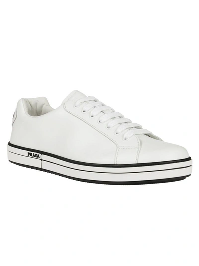 Shop Prada Low-top Sneakers In White