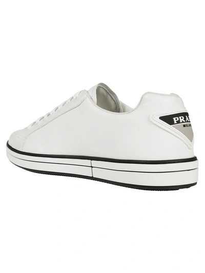 Shop Prada Low-top Sneakers In White