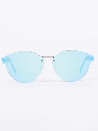 Shop Retrosuperfuture Tuttoente Panama Sunglasses In Azure